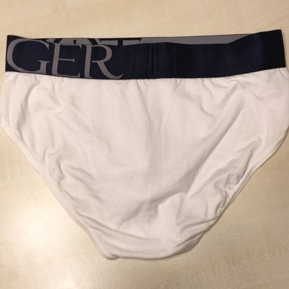 TODGER - (S) High Cut Brief White with Black Band - Picture 4 of 5